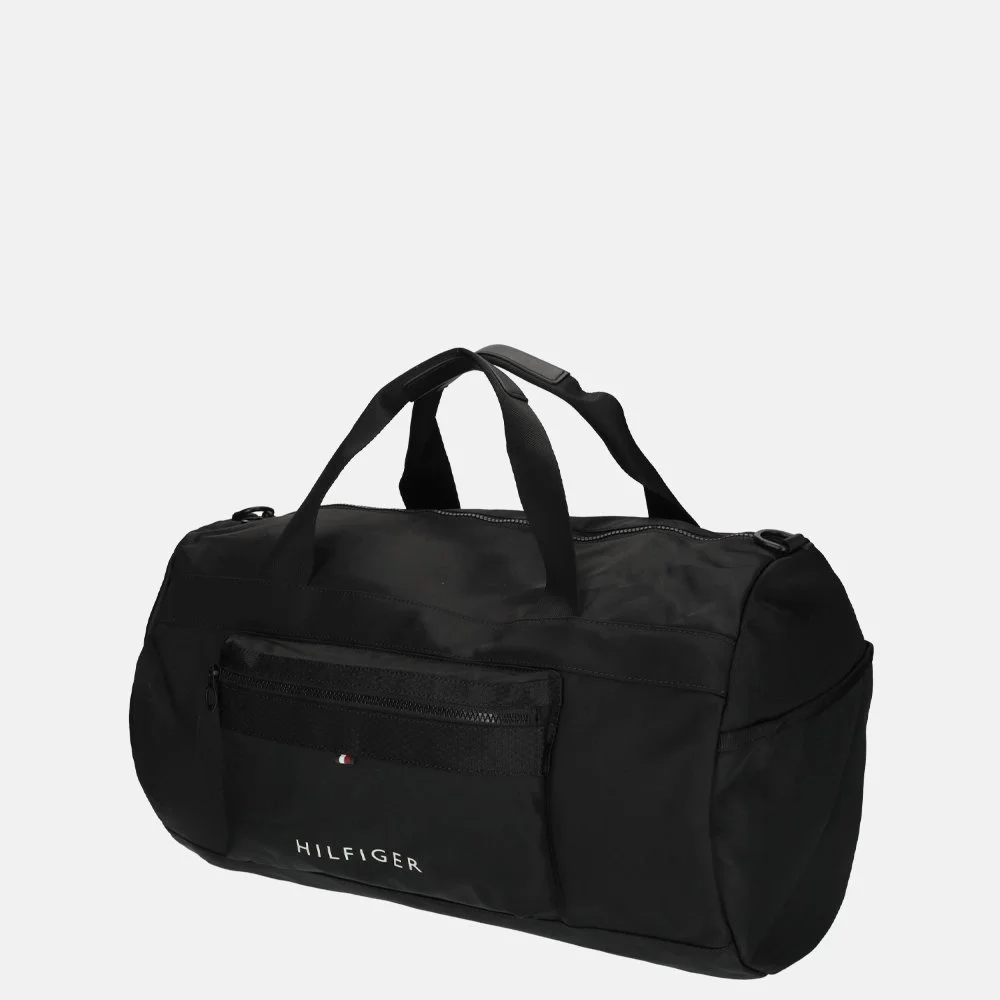 Tommy Hilfiger Skyline Duffle weekendtas BDS black bij Duifhuizen